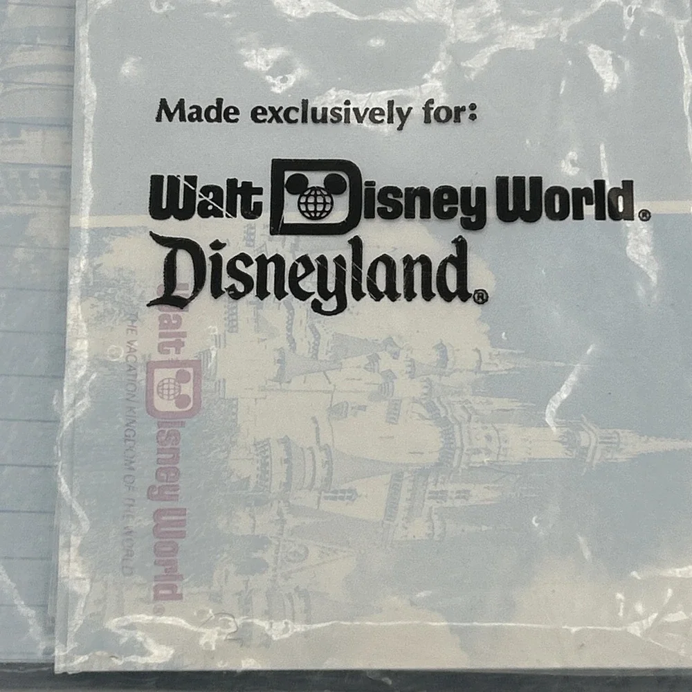 Disneyland Stationery 15 Writing Sheets 10 Envelopes New Sleeping Beauty Castle